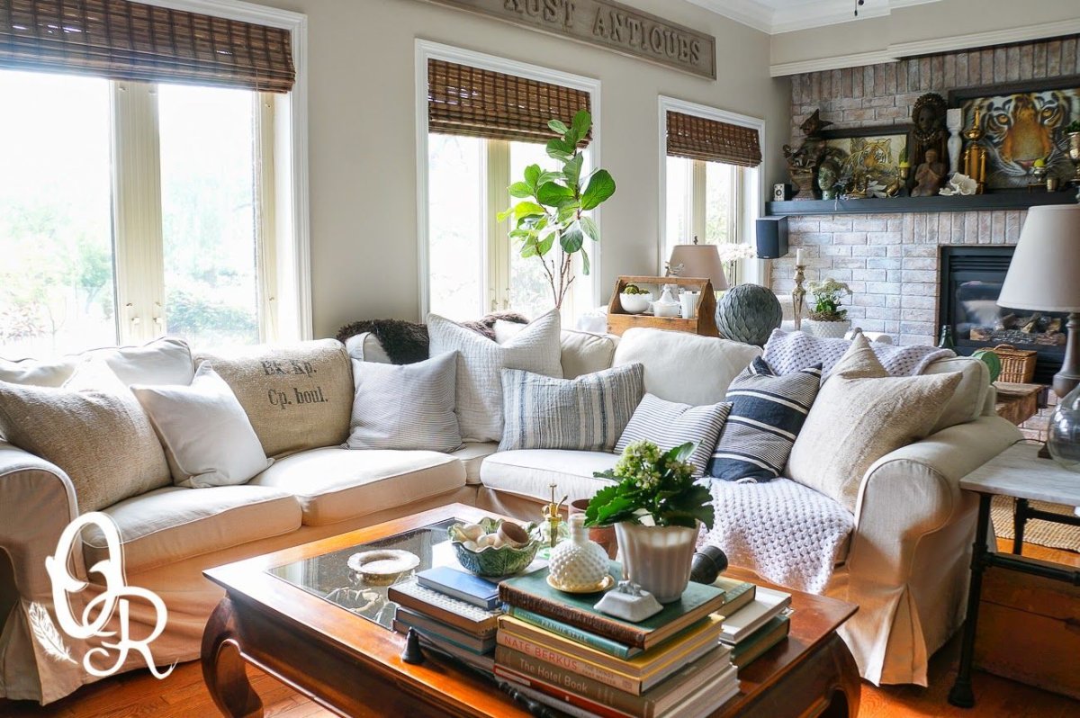 Гостиная в стиле Прованс