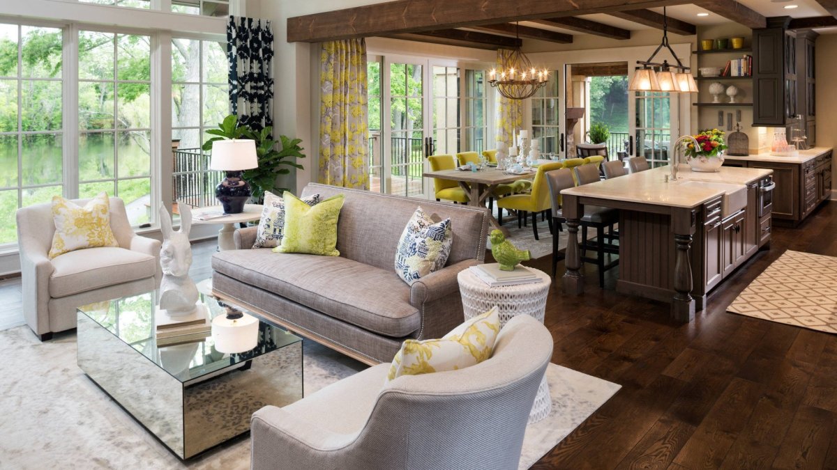 Американский дом интерьер