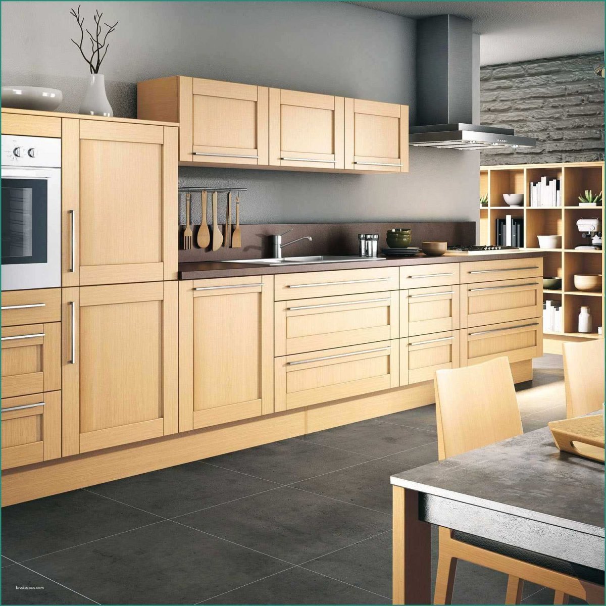 Фрейм темный кухня Леруа