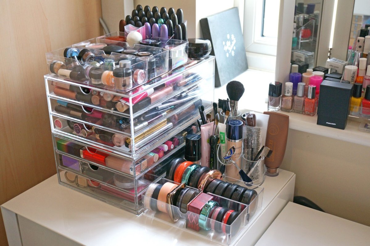 Homsu органайзер вращающийся акриловый для косметики Diamond