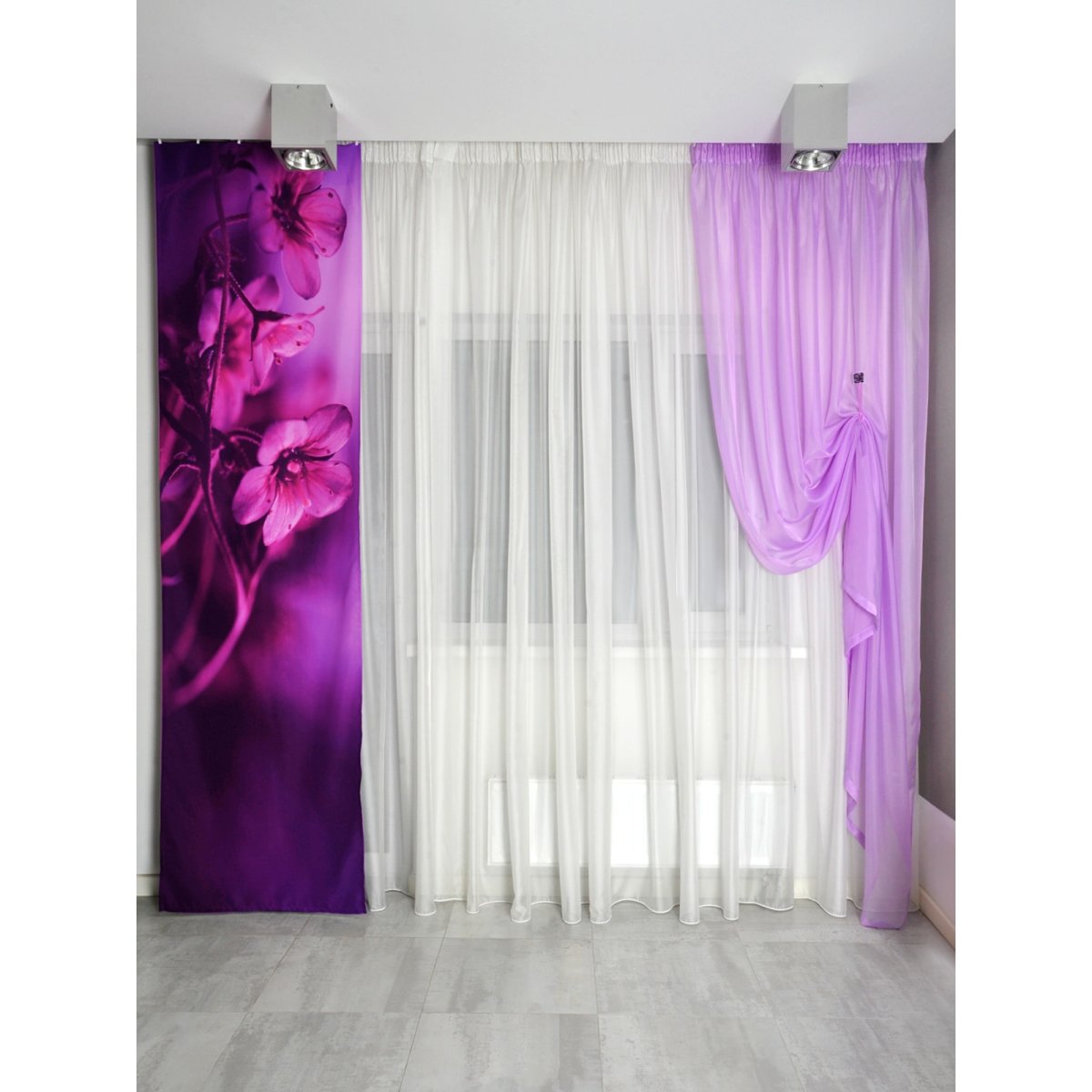 Ровные шторы стильные