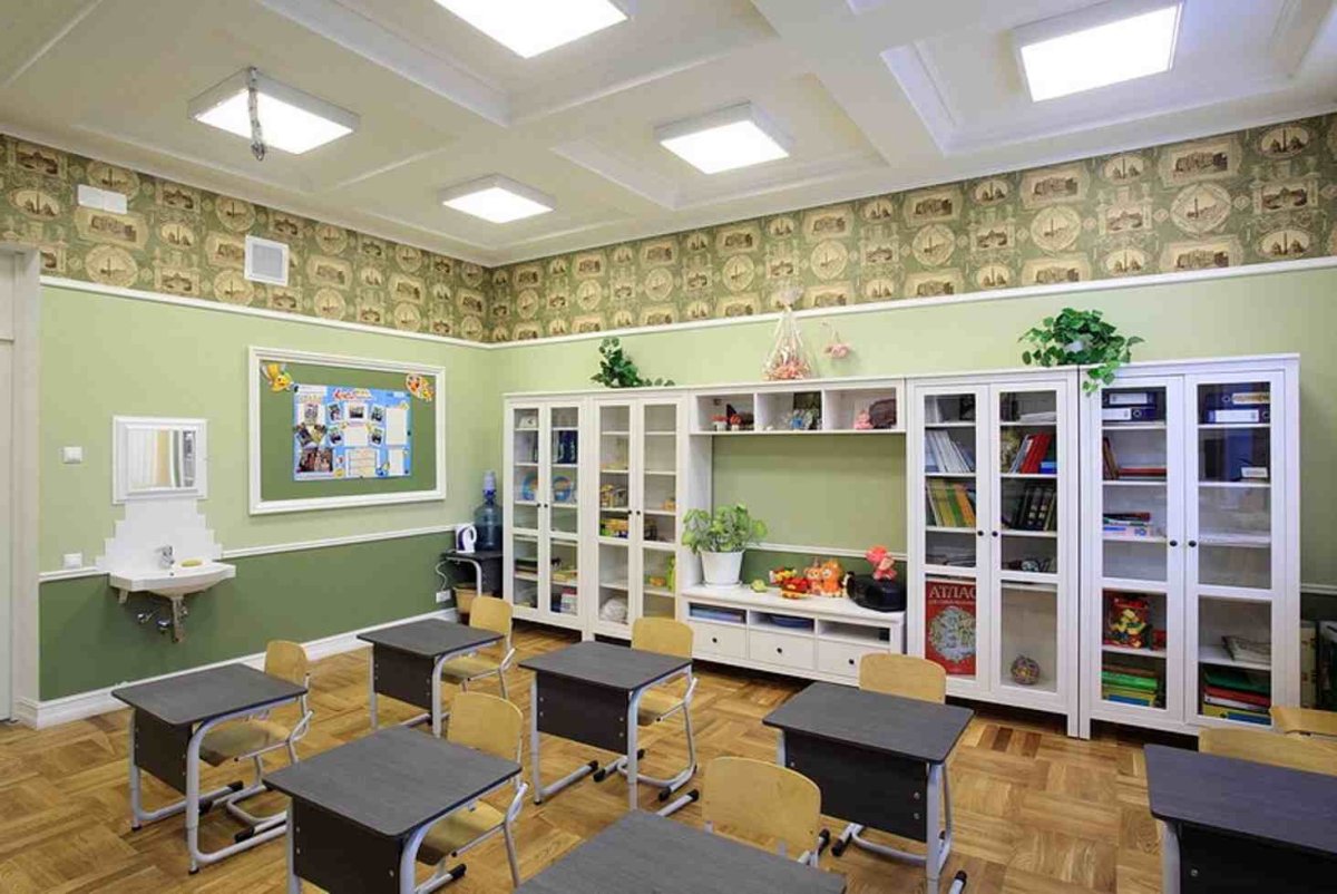 Цвет в интерьере школы