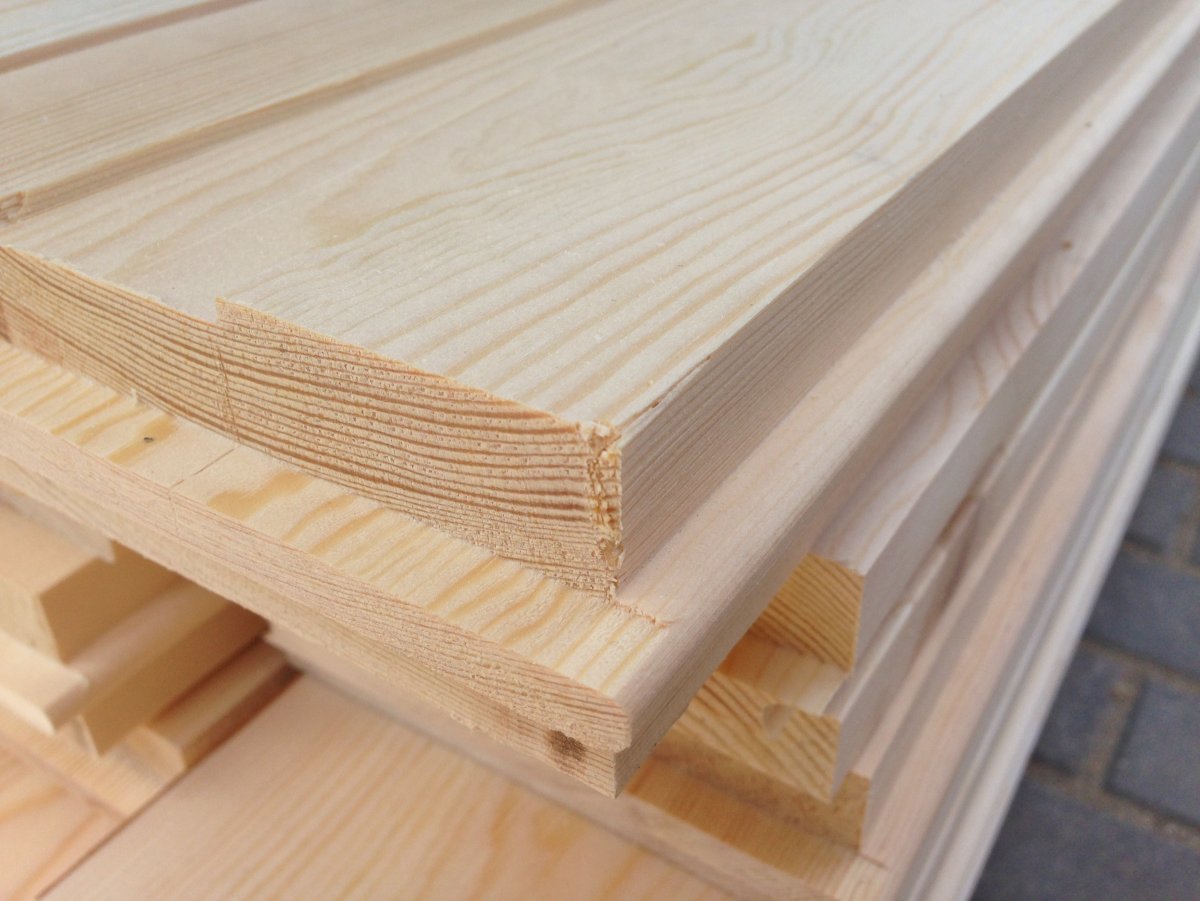 Отделка половой доской