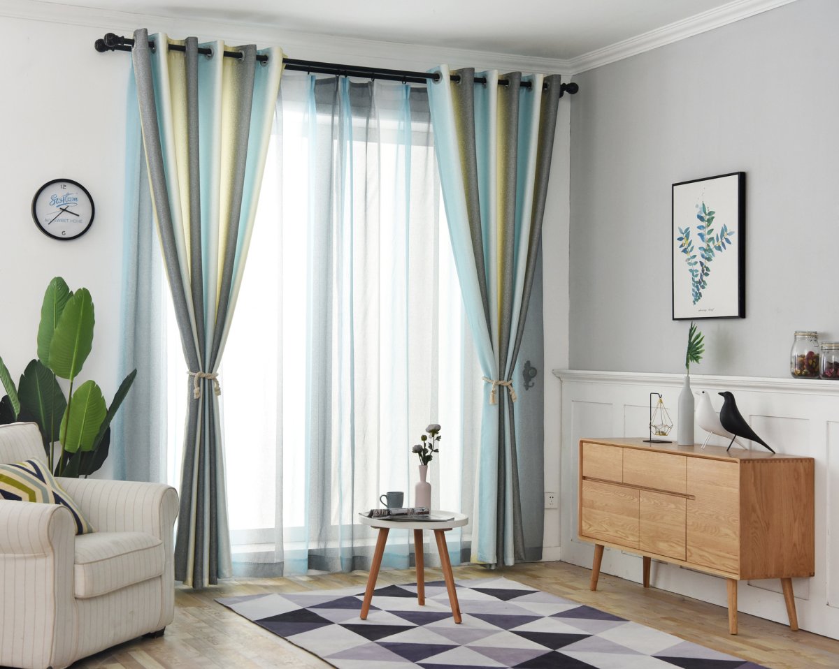 Стиль Сканди занавески Скандинавский