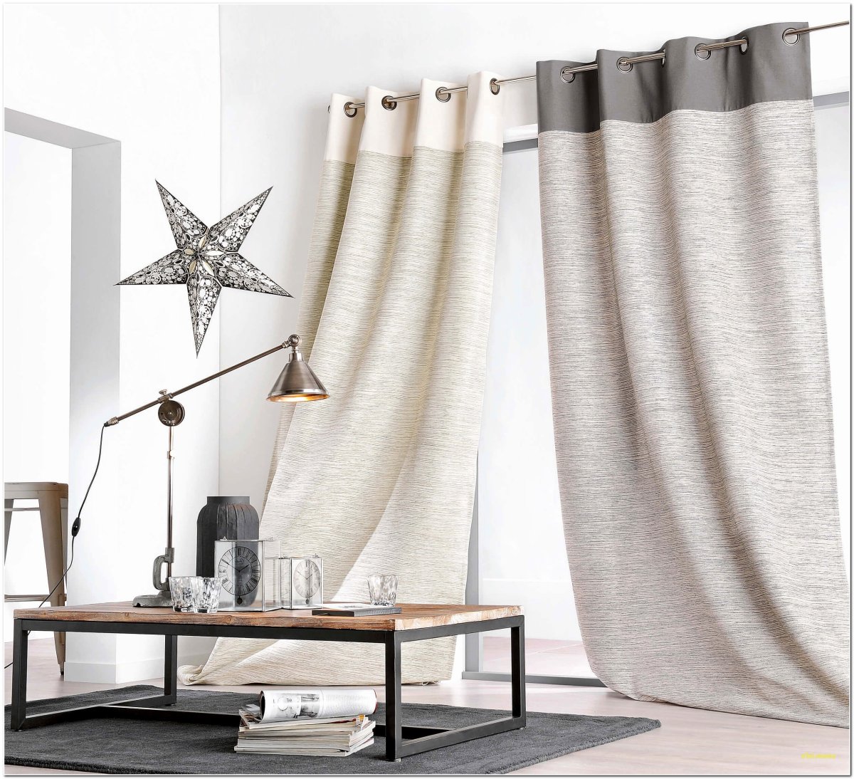 Карниз для штор в скандинавском стиле