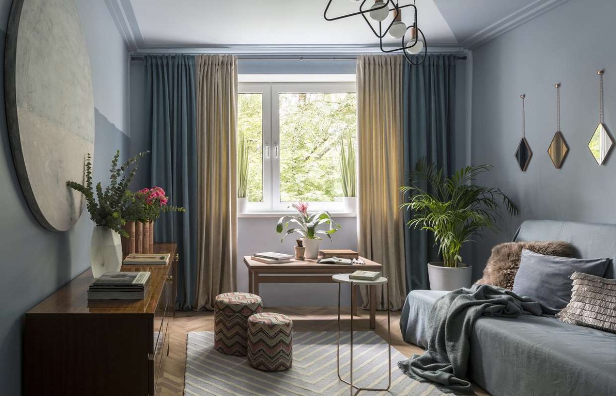 Шторы в скандинавском интерьере