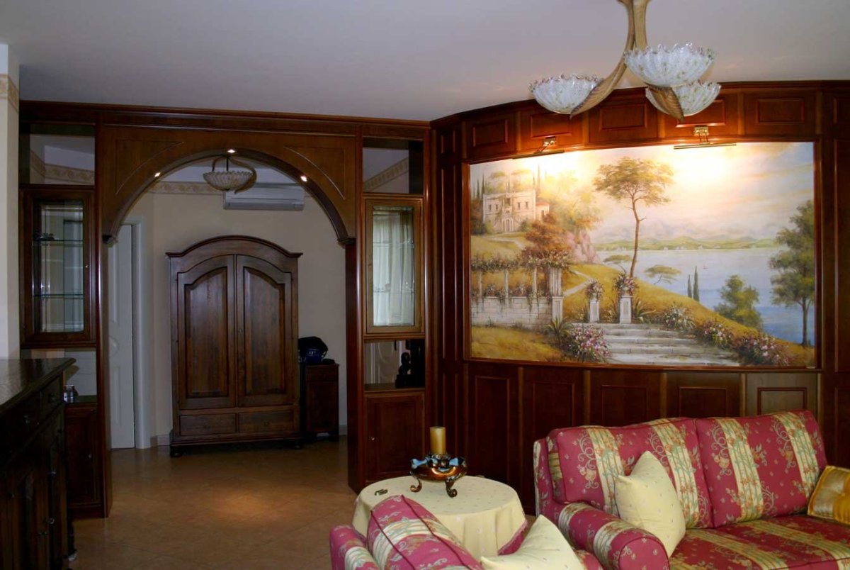 Венецианский стиль кухня гостиная