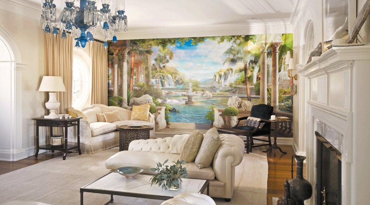 Фреска на угловую стену