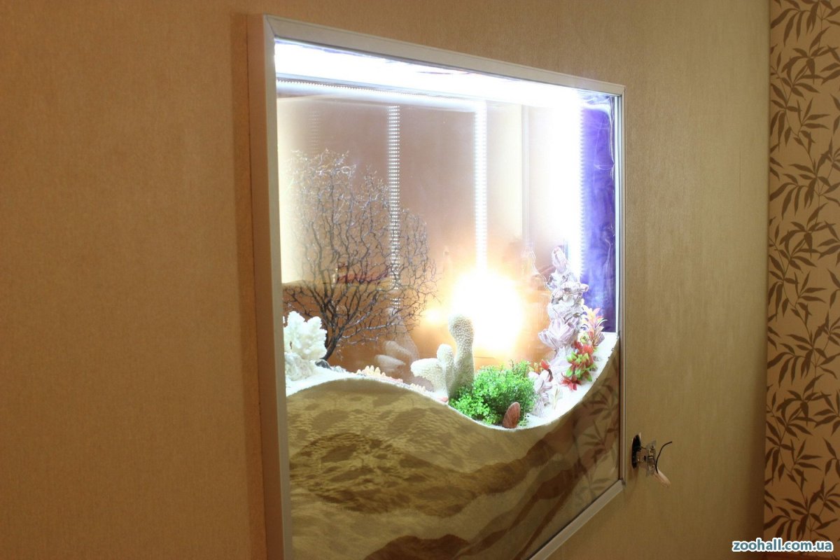 Большие аквариумы в интерьере