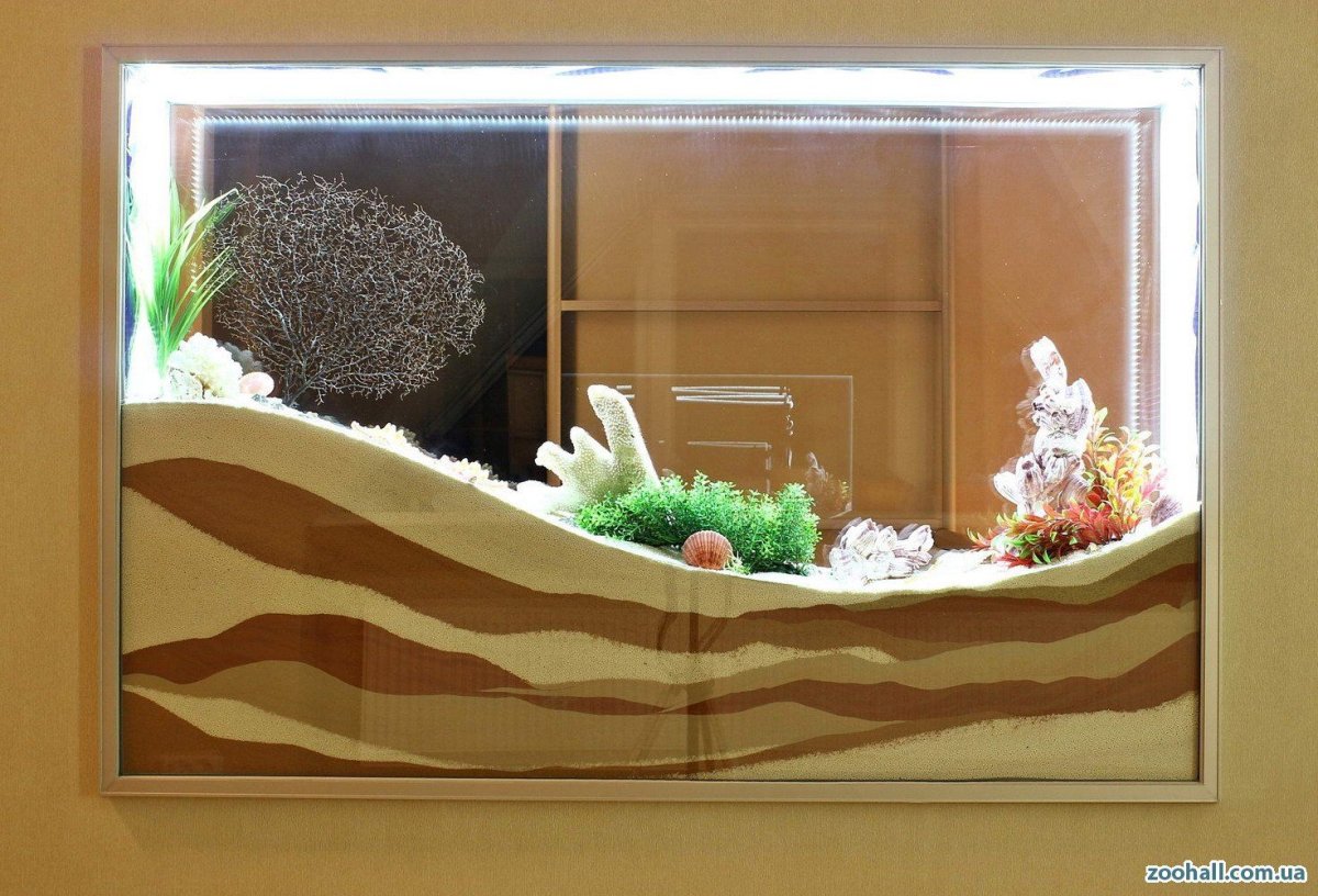 Рифовый аквариум в интерьере