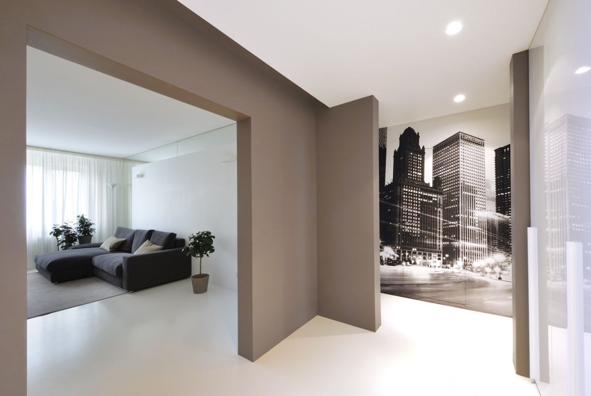 Квадратный арка на русский Прайм в интерьере