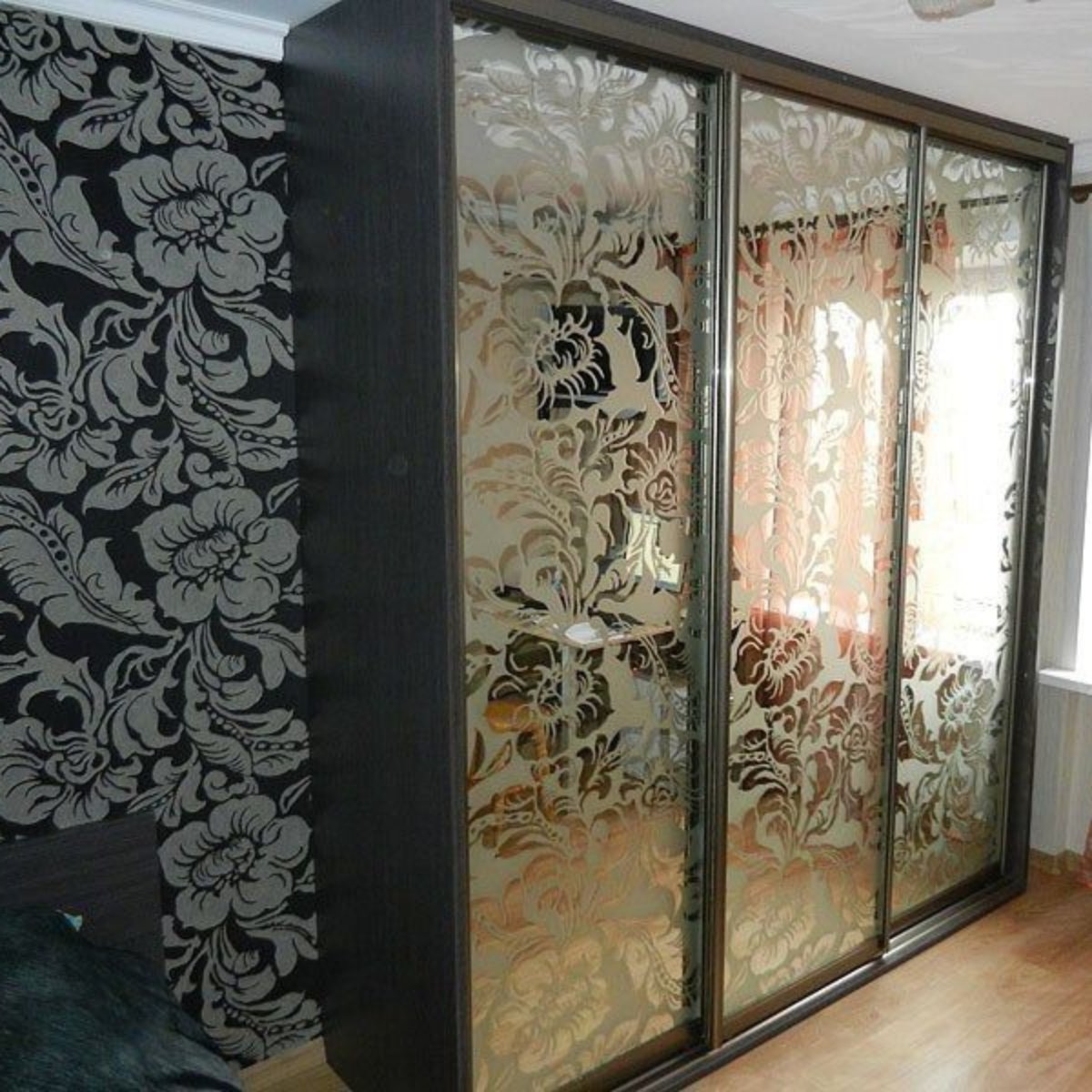 Двери купе пескоструй