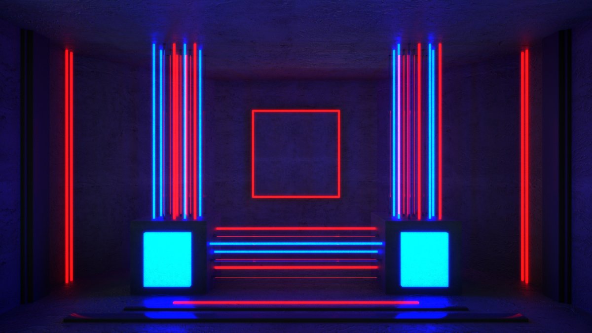 Неоновая комната