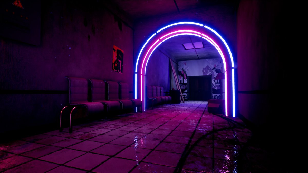 Неоновая комната