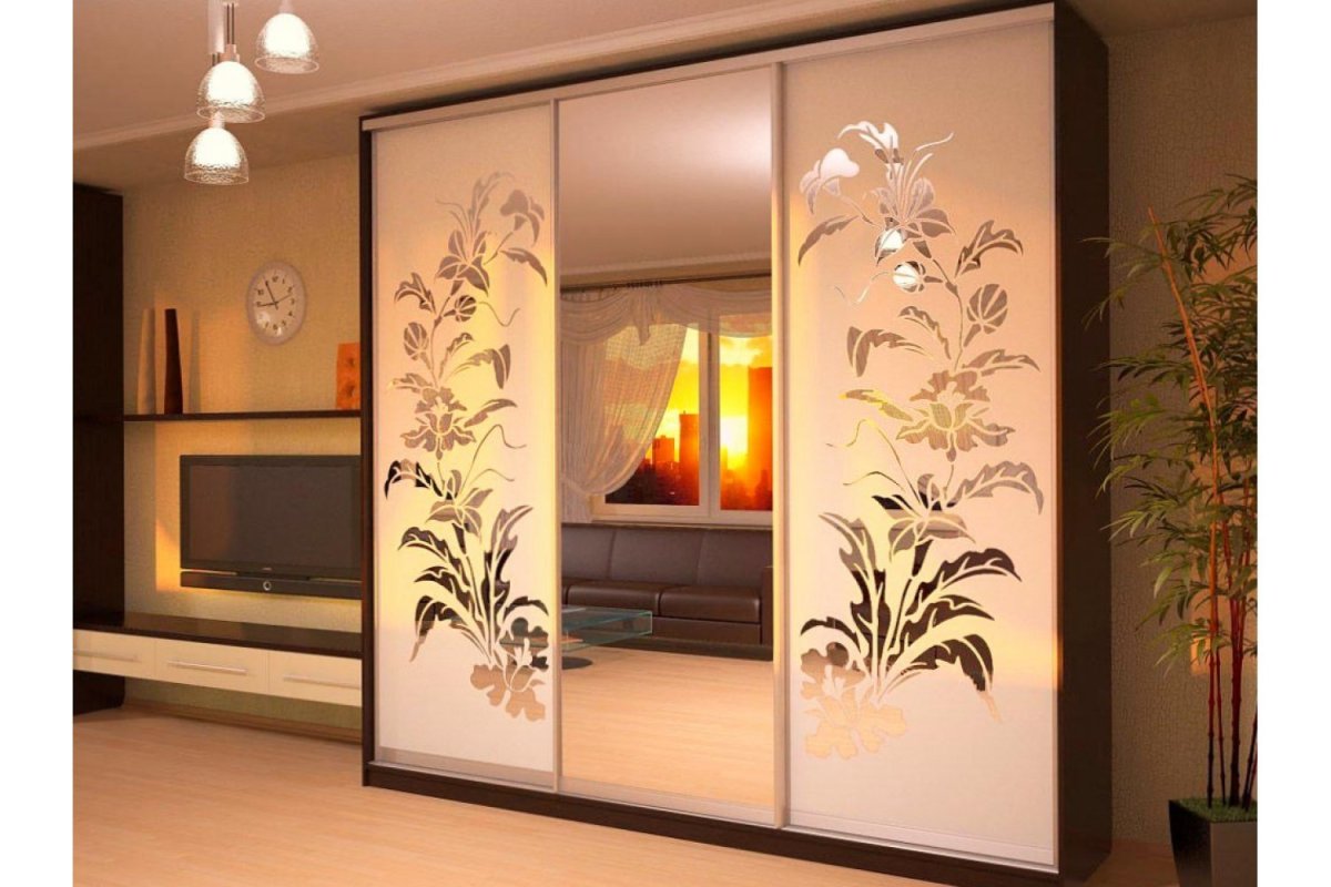 Шкаф Аурум 16 купе пескоструй