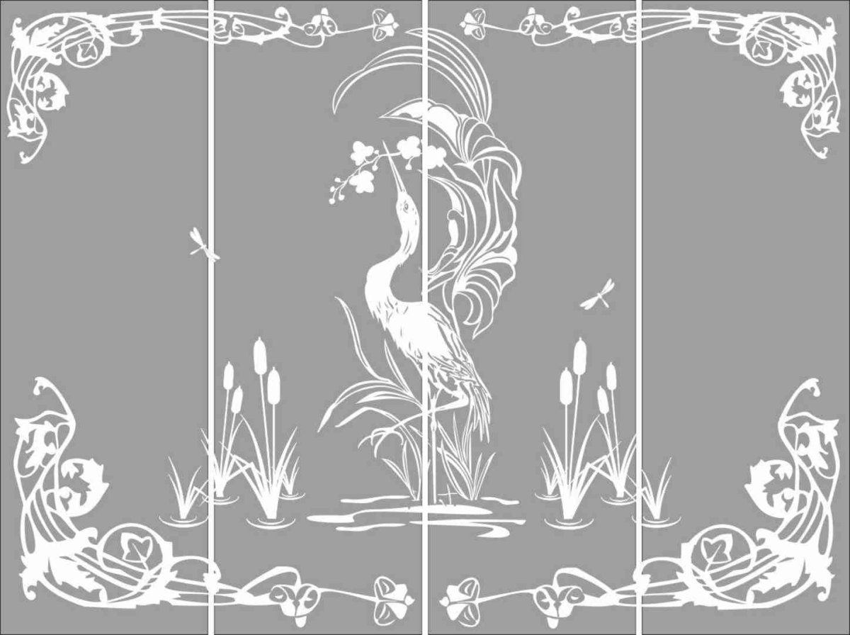 Шкаф Аурум 16 купе пескоструй