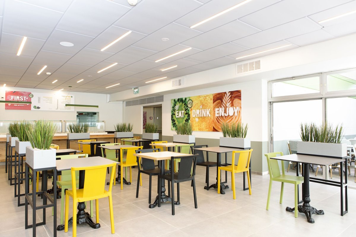 Интерьеры столовых общественного питания