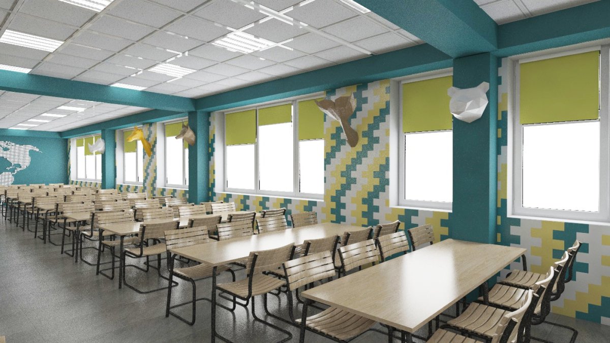 Кухня в стиле ресторана