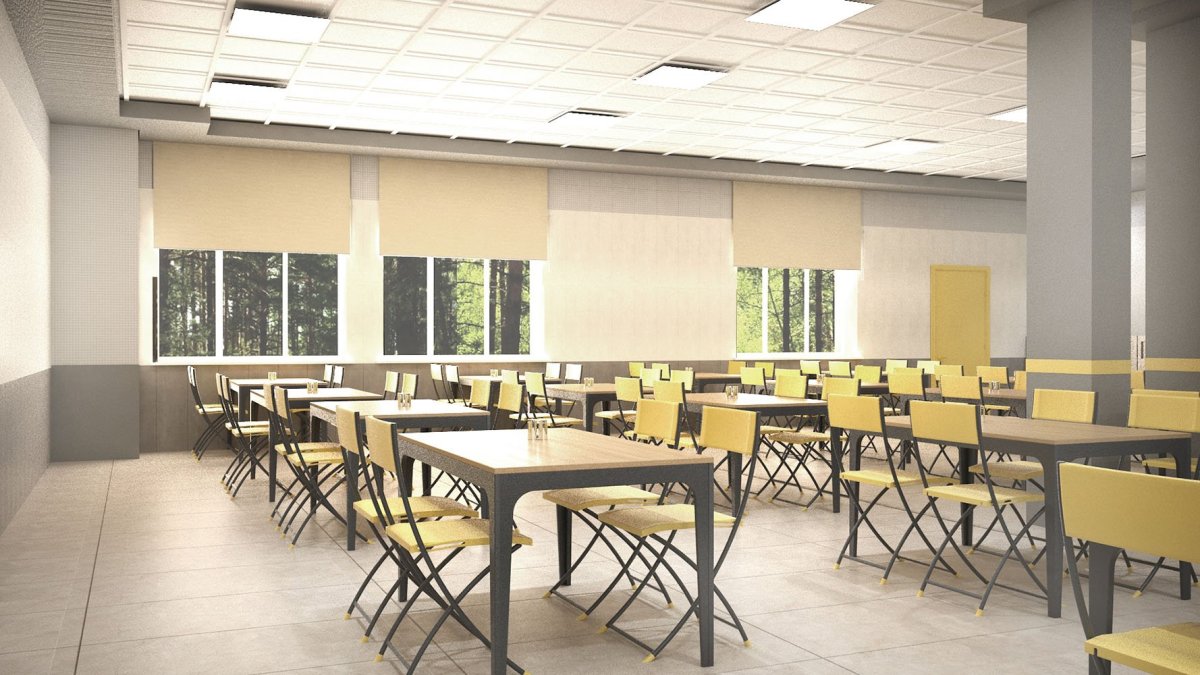 Концепция интерьера столовой