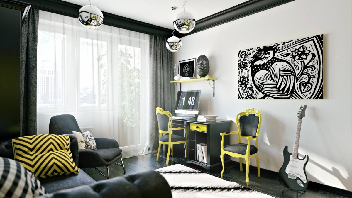 Дизайнерская комната для подростка