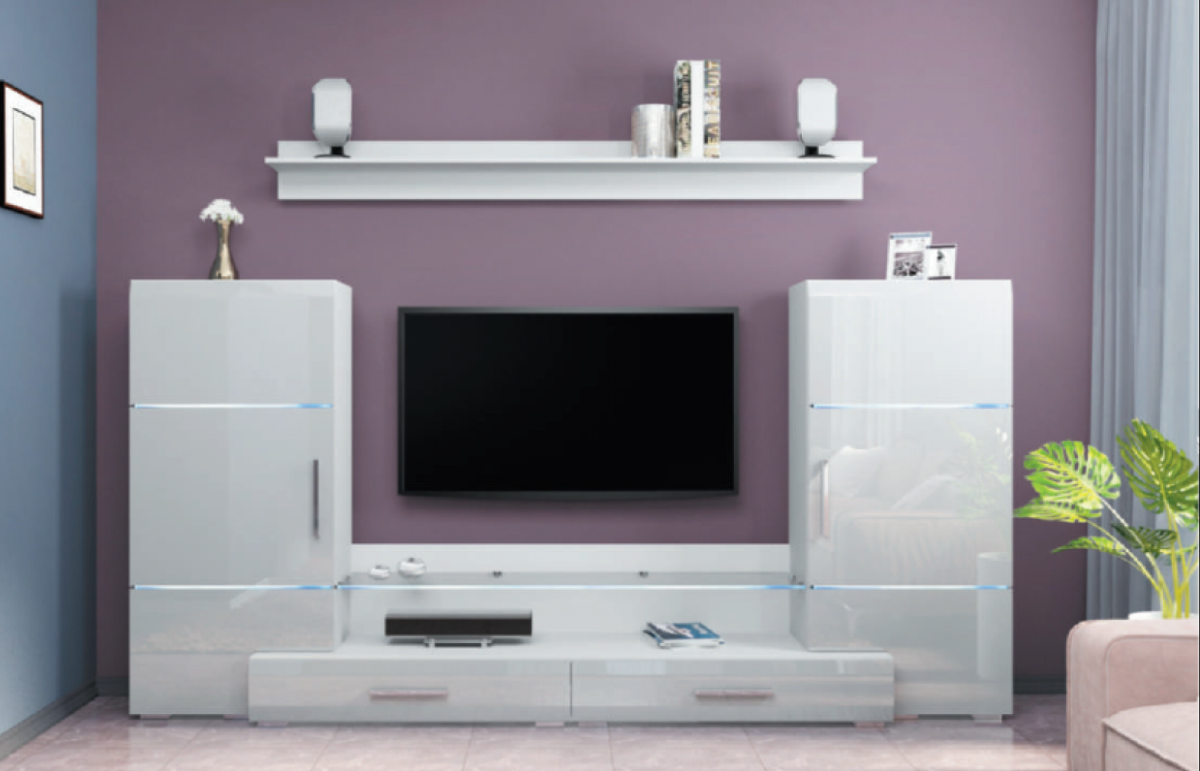 Стенка в гостиную в современном стиле