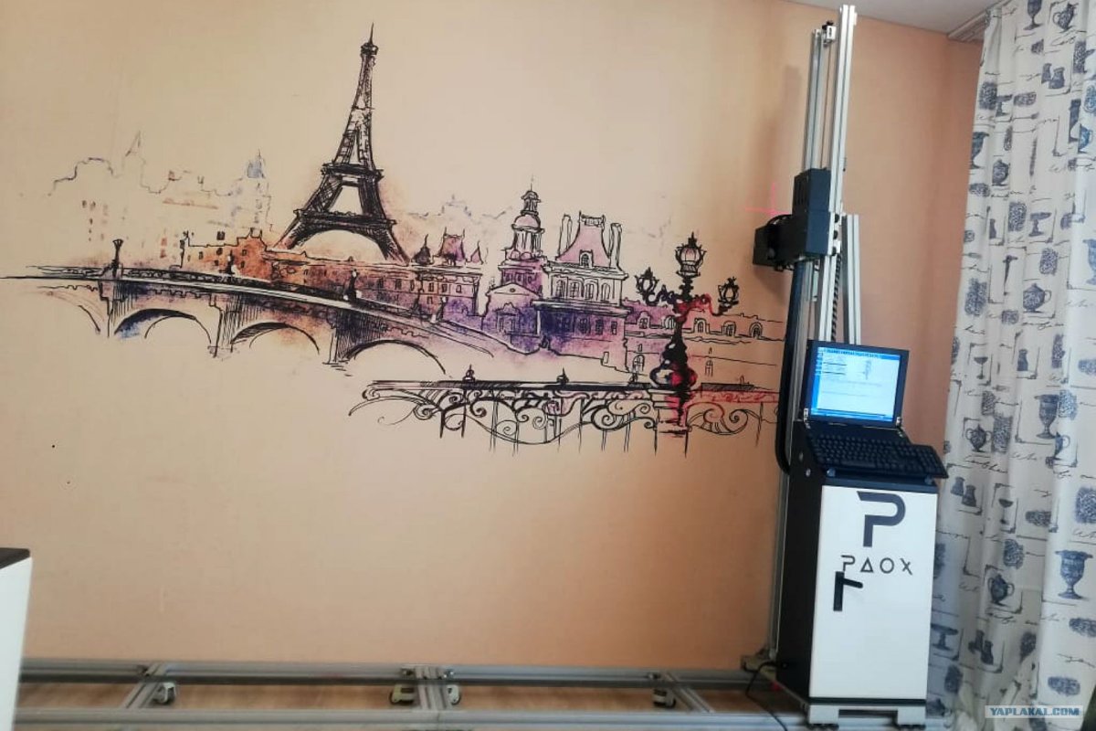 Печать на стенах принтером - 64 фото