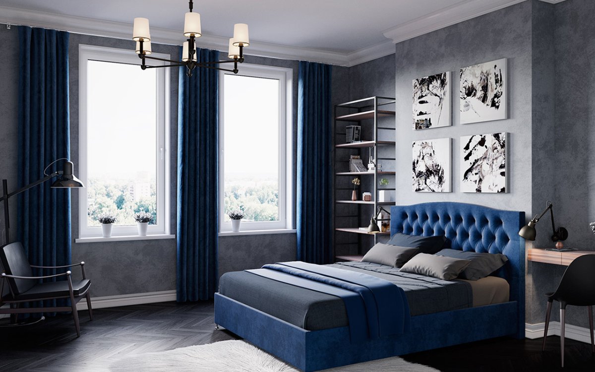 Шторы блэкаут Аквамарин