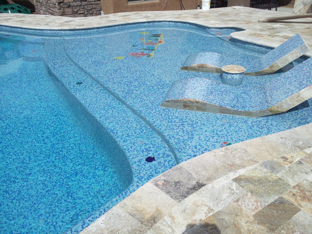 Отделка бассейна