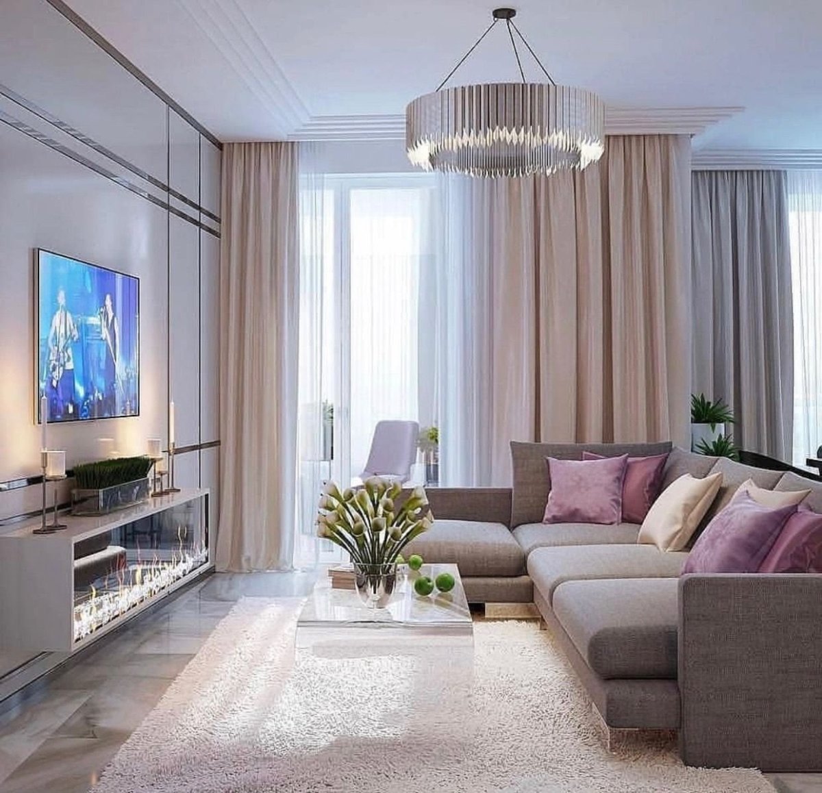 Интерьеры в ЖК Граф Орлов