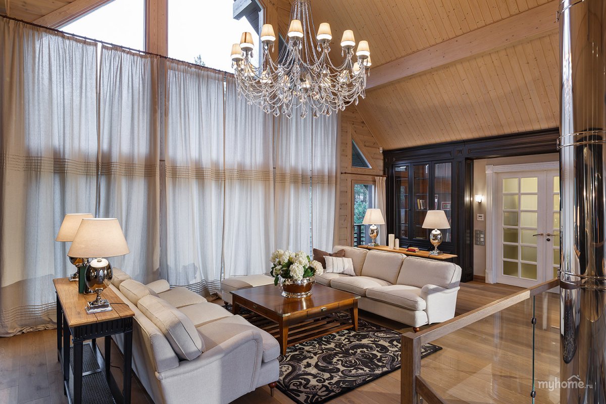 Загородный дом на Медном озере Honka 450м2 кухня