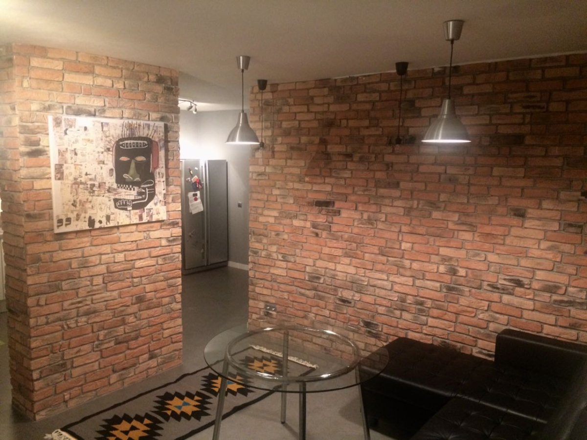 Перегородки из старинного кирпича