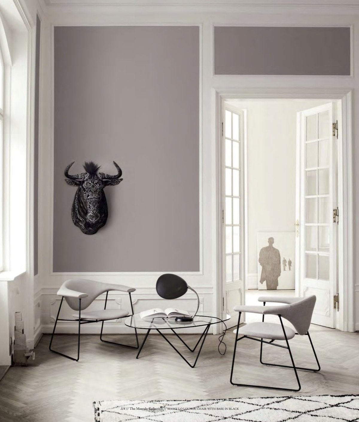 Сканди стиль гостиная серая