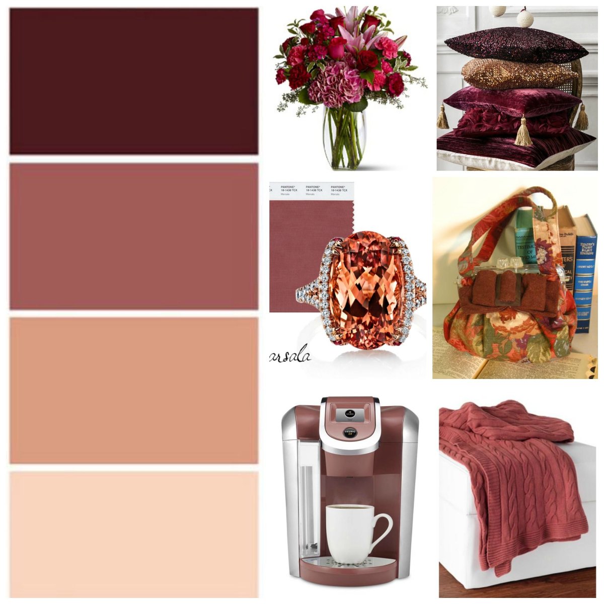 Марсала цветосочетание