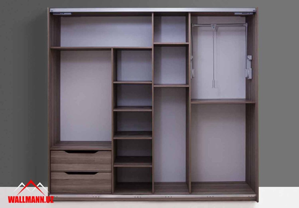 Гардеробная с полками