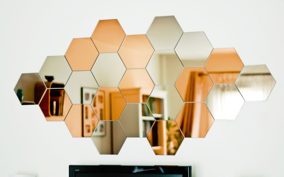 Зеркальная плитка в интерьере