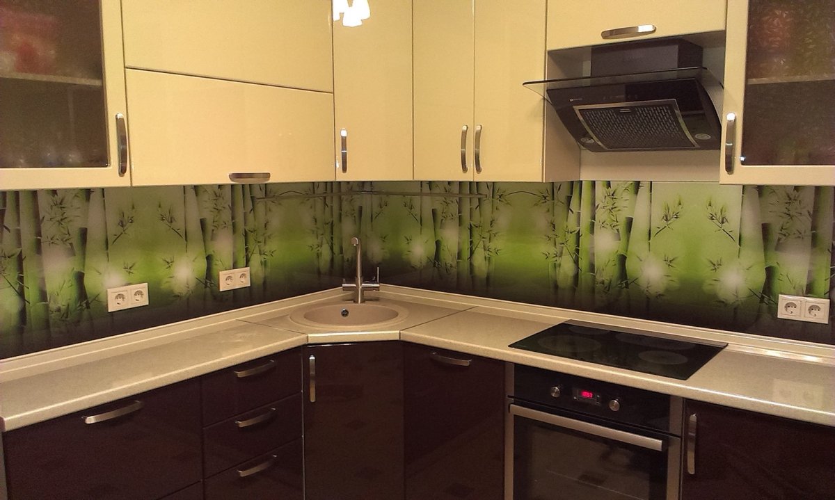 Фартук для кухни из пластика в Леруа