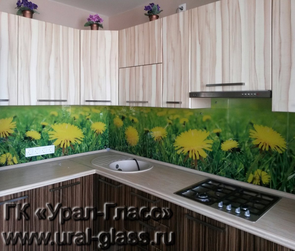 Стеклянный фартук в Леруа Мерлен