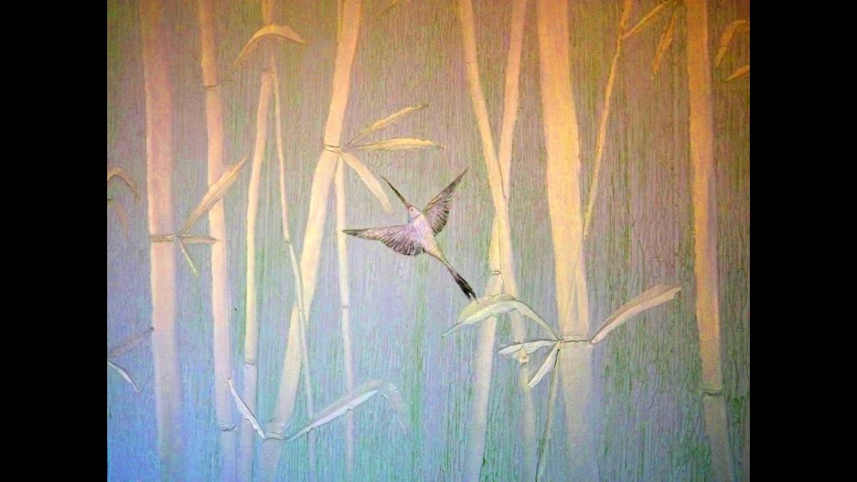 Бамбук неон