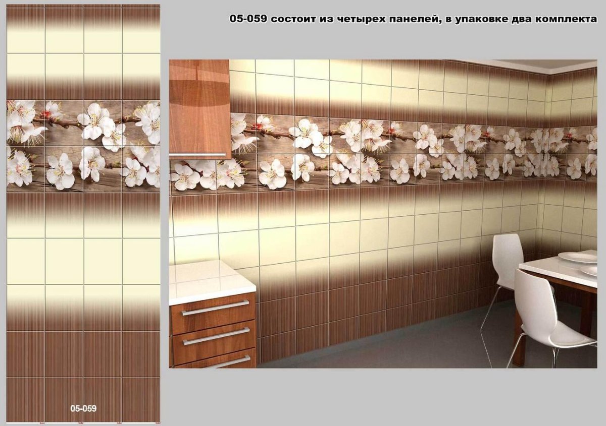 Интерьерные панели Кронапласт Сакура