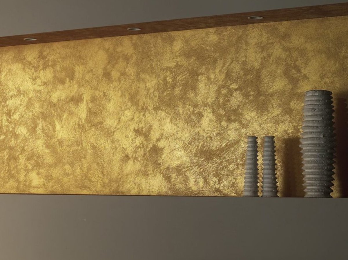 Фактурная штукатурка панно