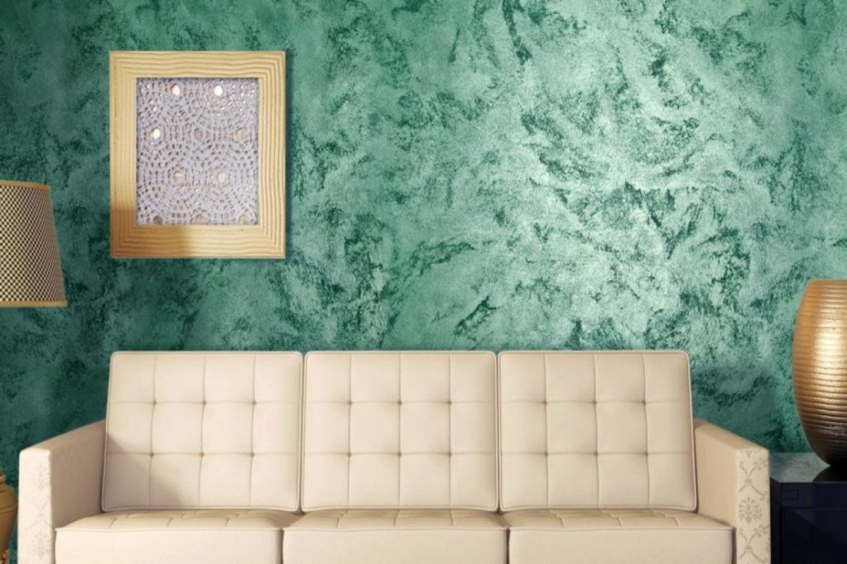 Рельефная краска для стен