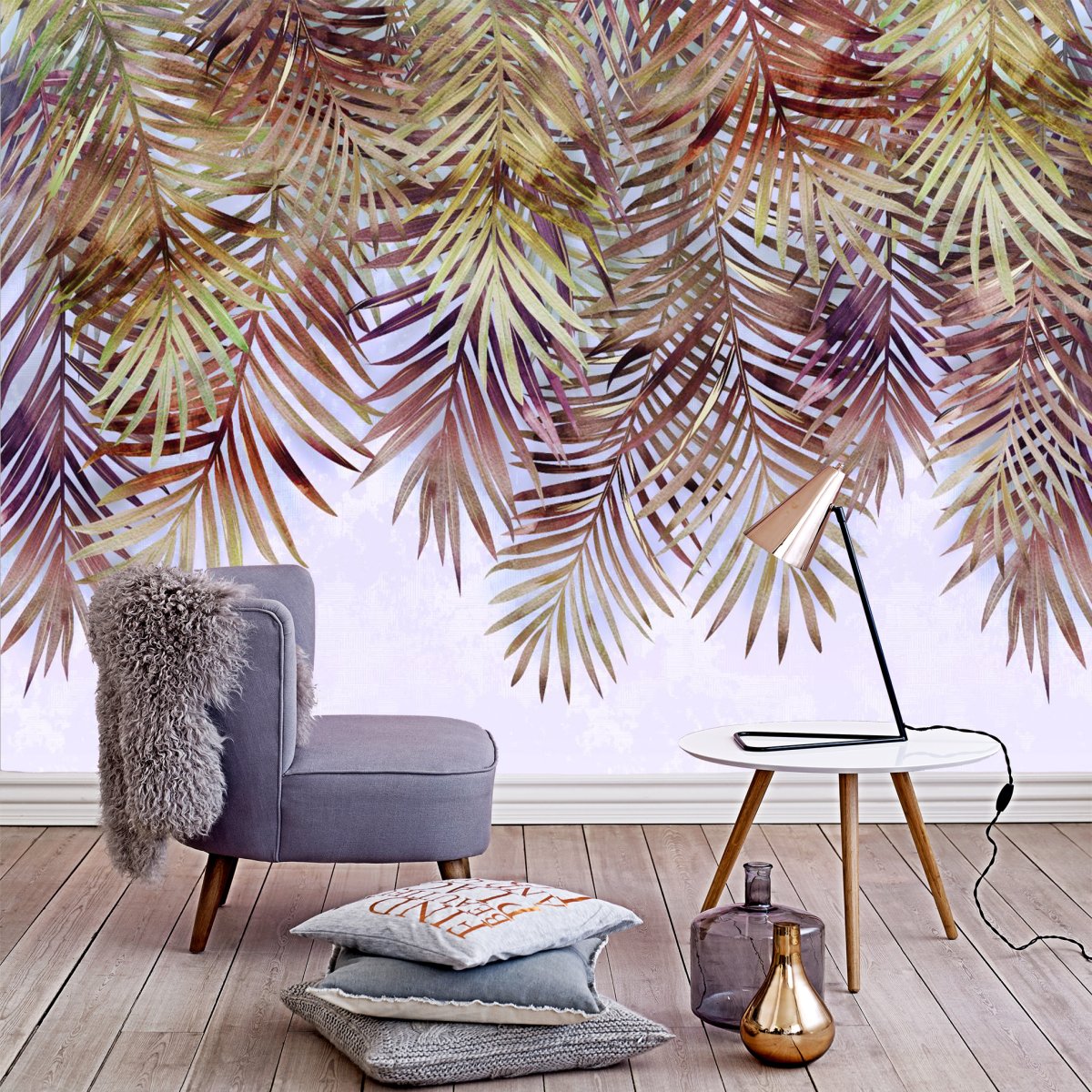 Этель тропические листья