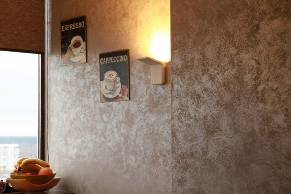 Декоративная штукатурка кистью