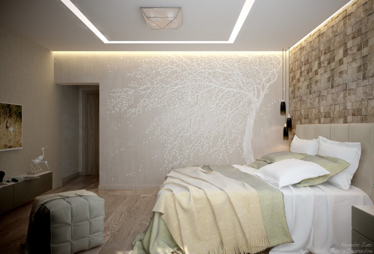 Каменная стена в интерьере