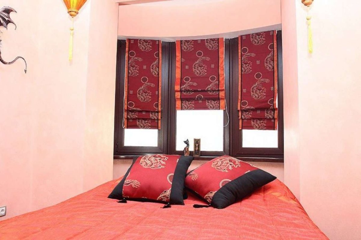 Рулонные шторы в китайском стиле