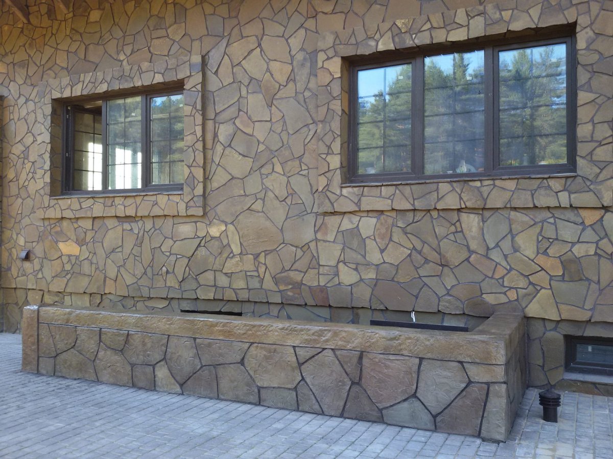 Песчаник пластушка цоколь