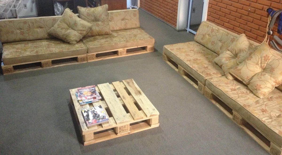 Мебель из поддонов в стиле лофт