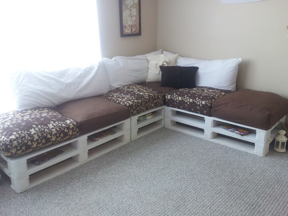 Грубый лофт бетон кровать из паллетов