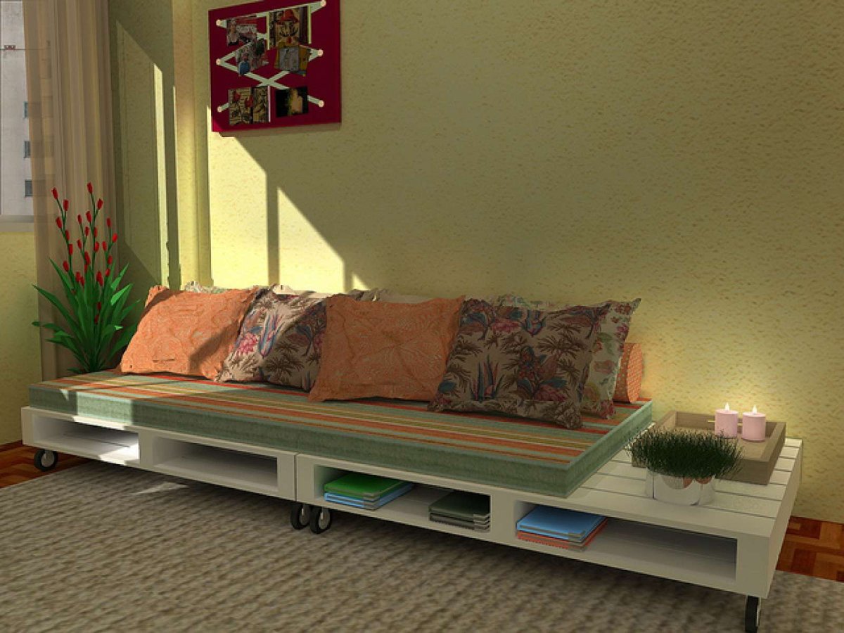 Комната из поддонов интерьер