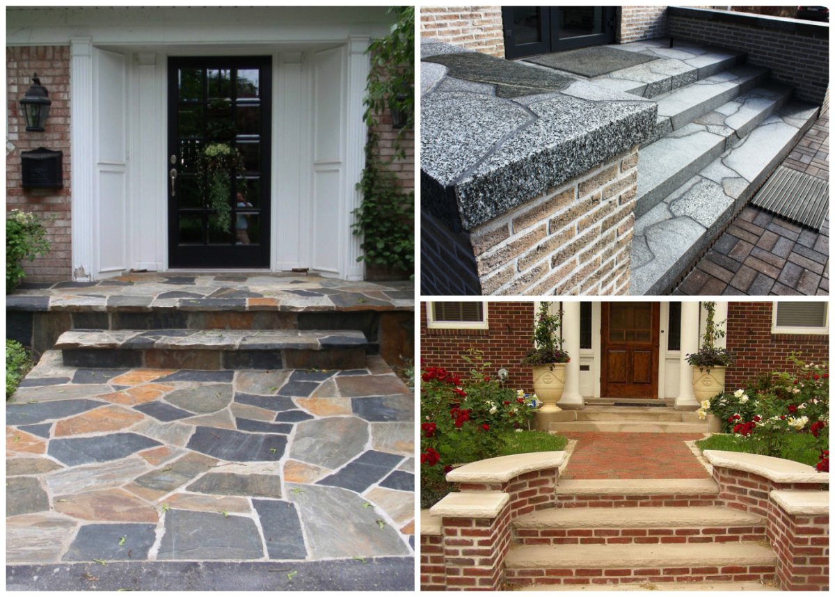 Ступеньки из дикого камня